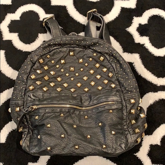 aldo gold backpack